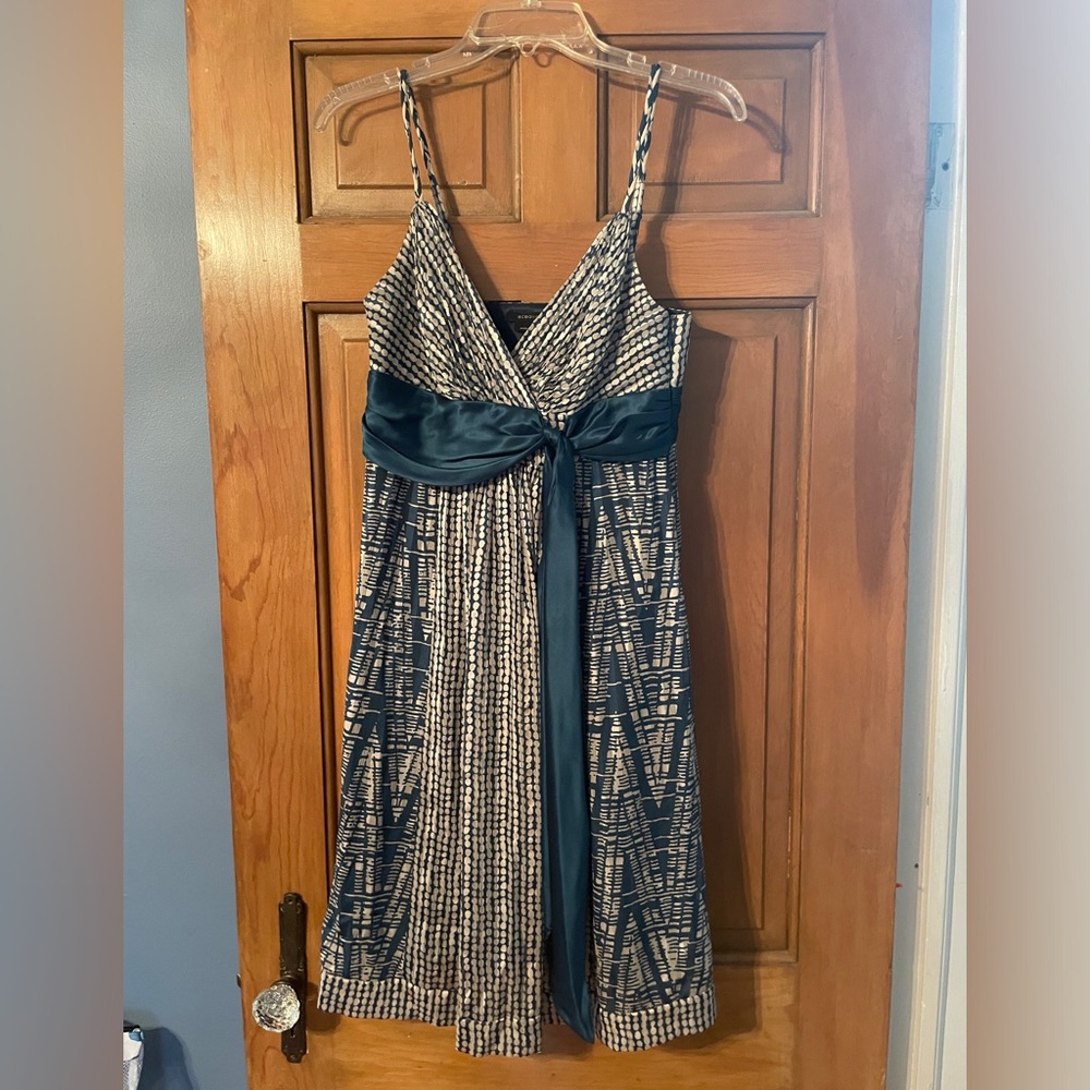 BCBG spaghetti strap baby doll dress
